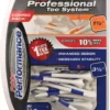 Pride PTS Evolution 1.5'' & 3.25'' White Golf Tees - 50 Pack